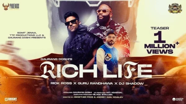 Rich Life Lyrics - Rick Ross, Guru Randhawa, Dj Shadow 2024