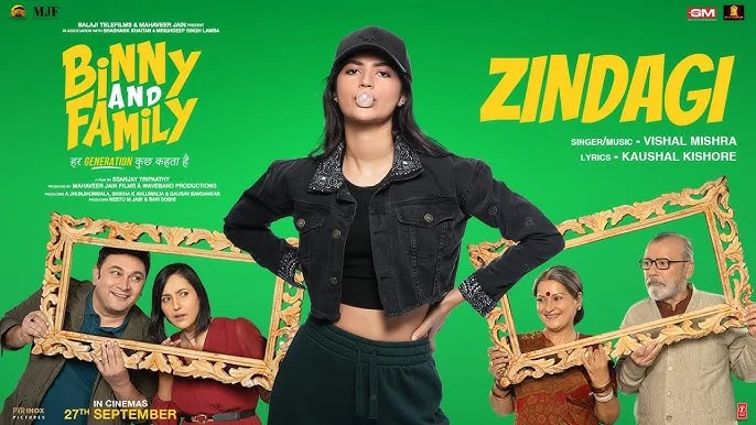 Zindagi Lyrics – Vishal Mishra (Binny and Family) 2024