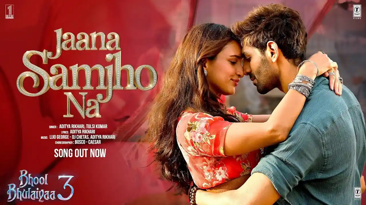 Jaana Samjho Na Lyrics – Aditya R,Tulsi K | Bhool Bhulaiyaa 3