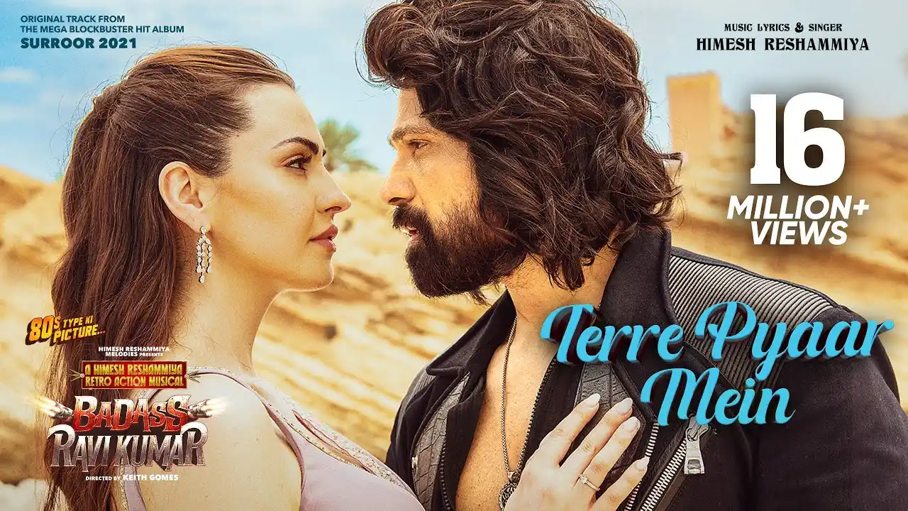 Tere Pyaar Mein Lyrics – Himesh R | Badass Ravi Kumar 2025