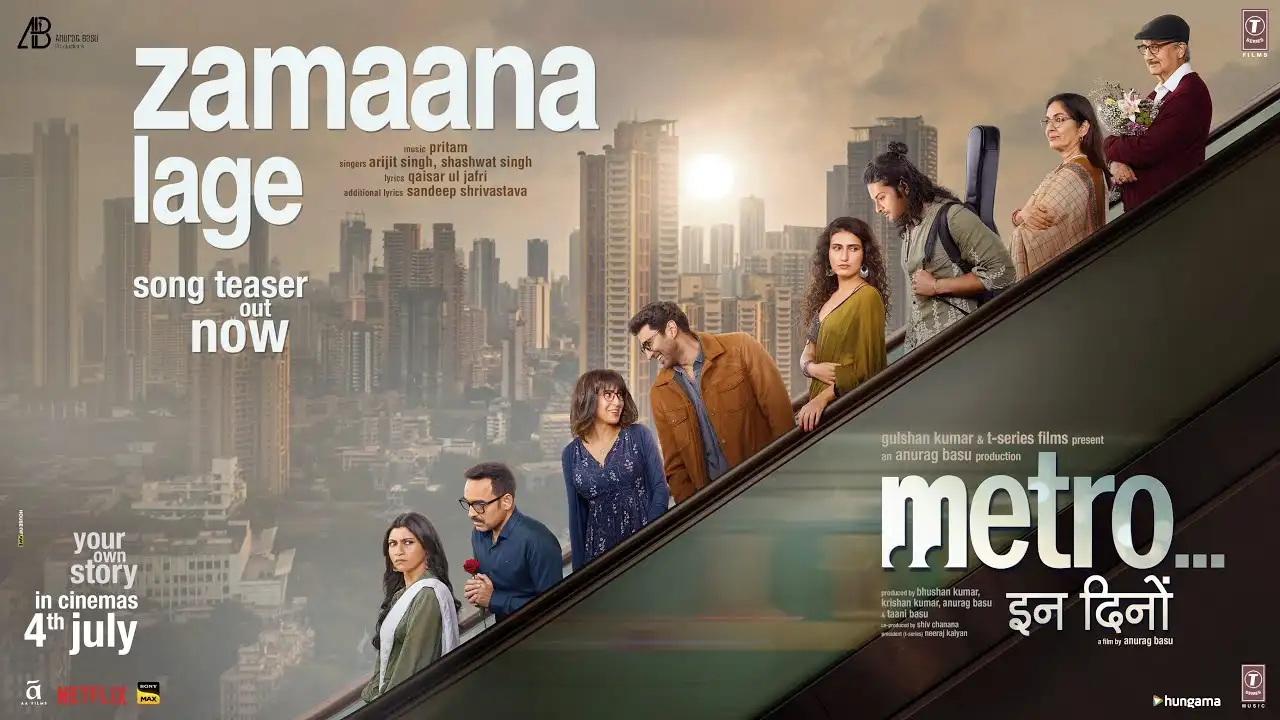 Zamaana Lage Lyrics – Arijit Singh | Metro In Dino 2025