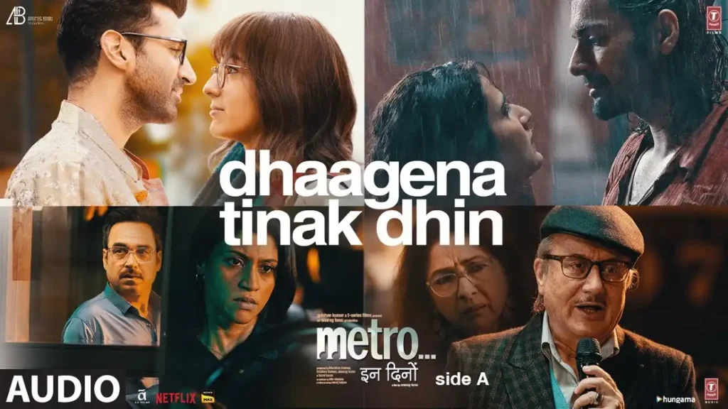 Dhaagena Tinak Dhin Lyrics - Sachet, Akasa | Metro In Dino 2025
