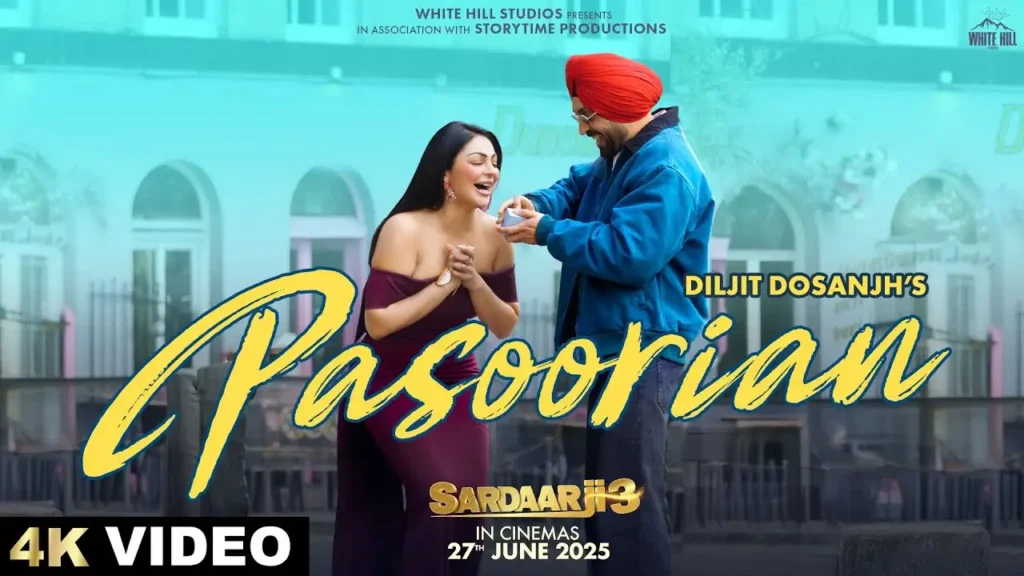 Pasoorian Lyrics - Diljit Dosanjh, Neeru Bajwa | Sardar Ji 3