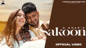 Sakoon Lyrics - G Khan | New Punjabi Song 2025