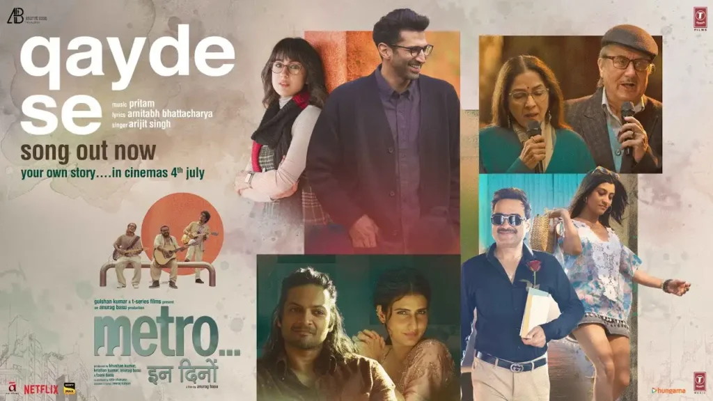Qayde Se Lyrics - Arijit Singh | Metro In Dino 2025