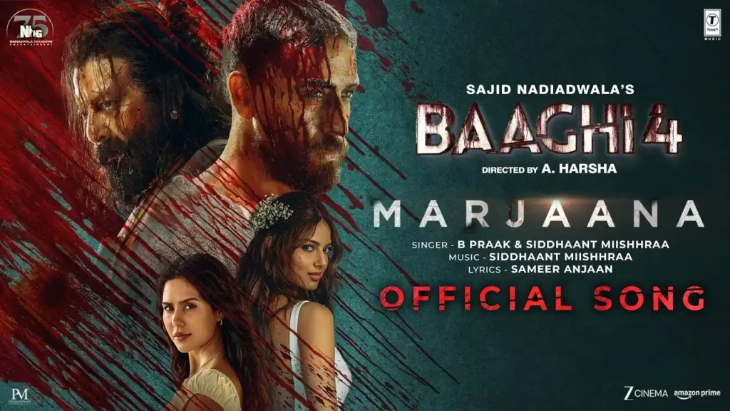 Marjaana Song Lyrics - B Praak, Tiger Shroff | Baaghi 4